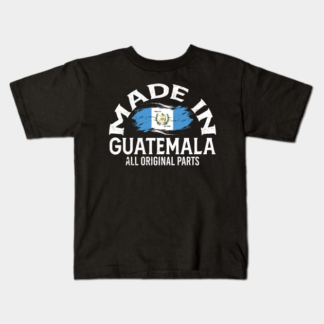 Born in Guatemala Kids T-Shirt by JayD World